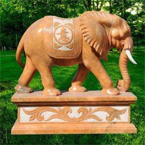 哈尔滨石雕大象定做 大型石雕大象定做 盛晟雕塑